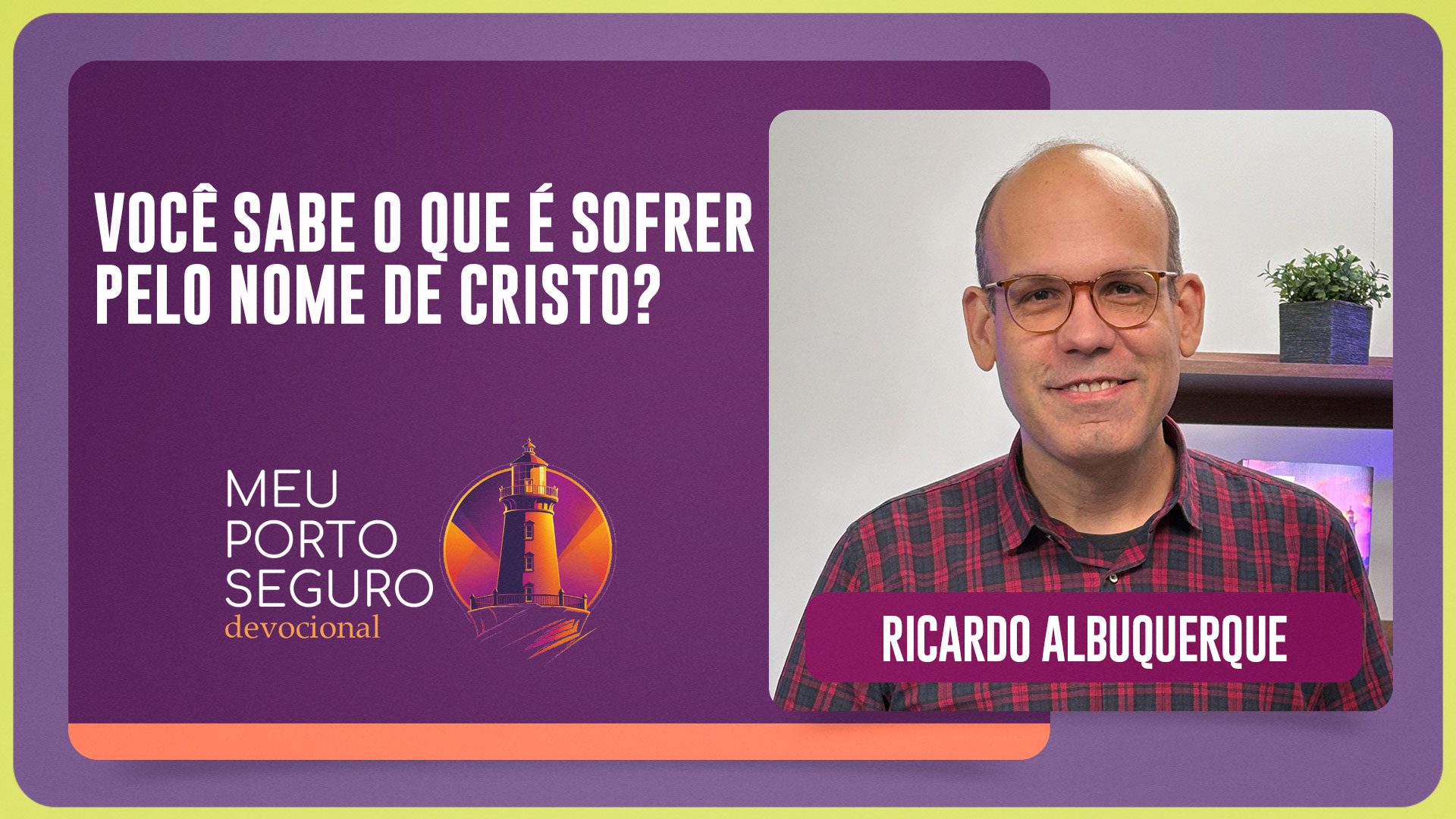 VOCÊ SABE O QUE É SOFRER PELO NOME DE CRISTO? | T01 | EP095