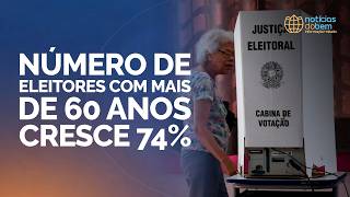 NÚMERO DE ELEITORES COM MAIS DE 60 ANOS CRESCE 74% | 16/04/2026
