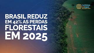 BRASIL REDUZ EM 42% AS PERDAS FLORESTAIS EM 2025 | 30/04/2026